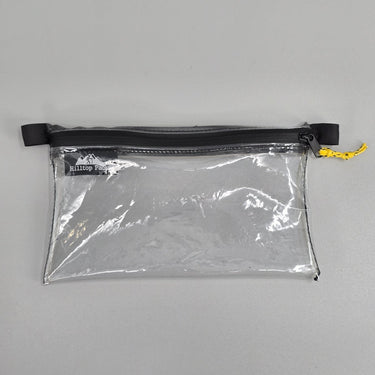 Clear Ultralight Zipper Pouch (Water-Resistant Vinyl) - Hilltop Packs LLC