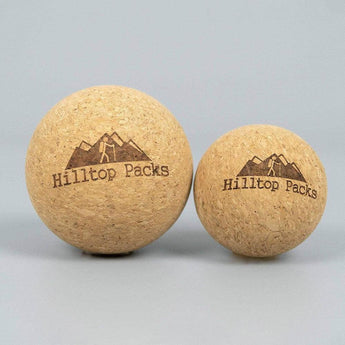 "Rawlogy" Cork Massage Ball w/ Hilltop Packs Logo - Hilltop Packs LLC