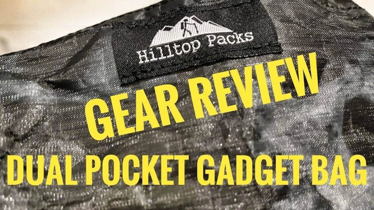 AS THE CROW FLIES HIKING: Dual Pocket Gadget Bag - Hilltop Packs LLC