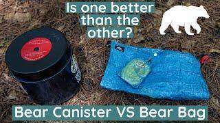 Bear Bag vs Bear Canister - Hilltop Packs LLC