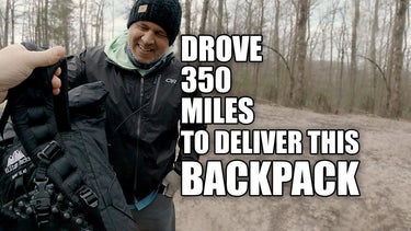 Ben drove 350 miles to deliver this backpack - Hilltop Packs LLC