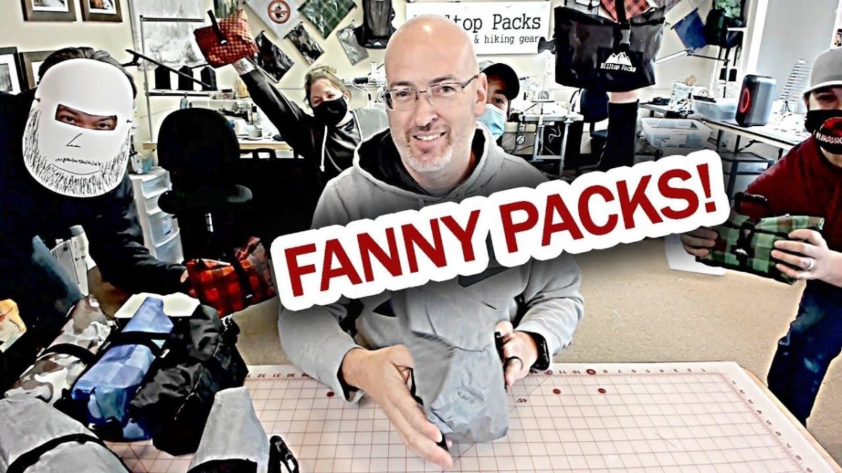 Fanny Packs! Roll top Fanny Packs That Is - Hilltop Packs LLC