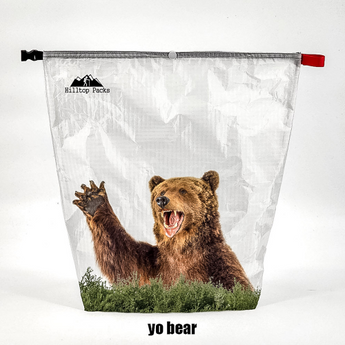 Bear Bags w/ Fun Pre-Printed Patterns (food bags) (Challenge D50T Fabric)