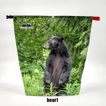 Bear Bags w/ Fun Pre-Printed Patterns (food bags) (Challenge D50T Fabric)