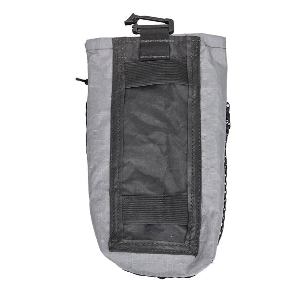 Cell Phone Pouch for Backpack Shoulder Strap (with Zipper) Black