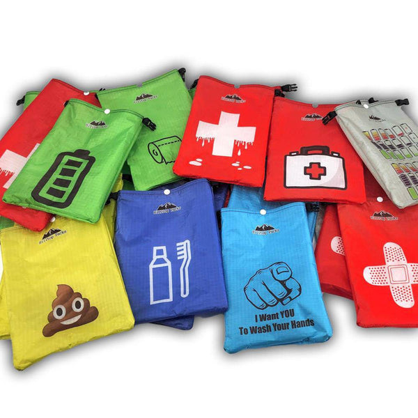 Ditty Bags - Printed Dry Bags (Challenge D50T ultralight fabric) - Hilltop Packs LLC