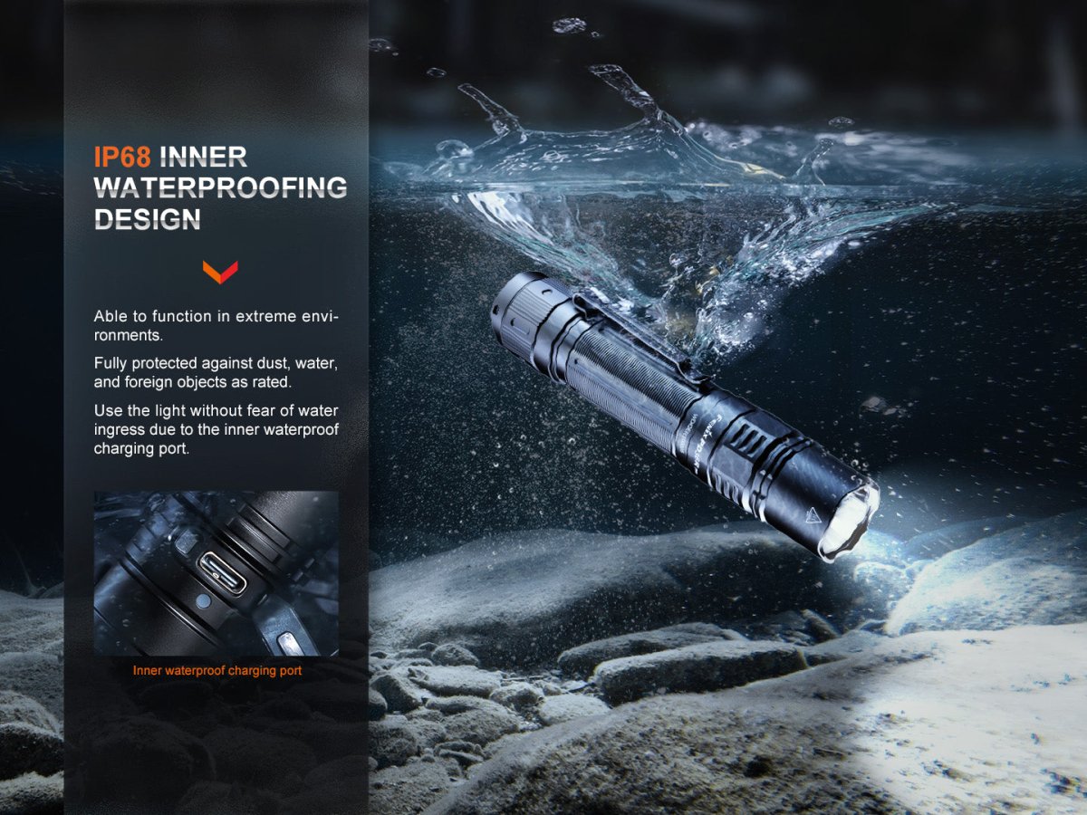 Fenix PD36R Pro 懐中電灯 2800ルーメン Fenix PD36R Pro 2800 Lumen Flashlight – Hilltop Packs LLC