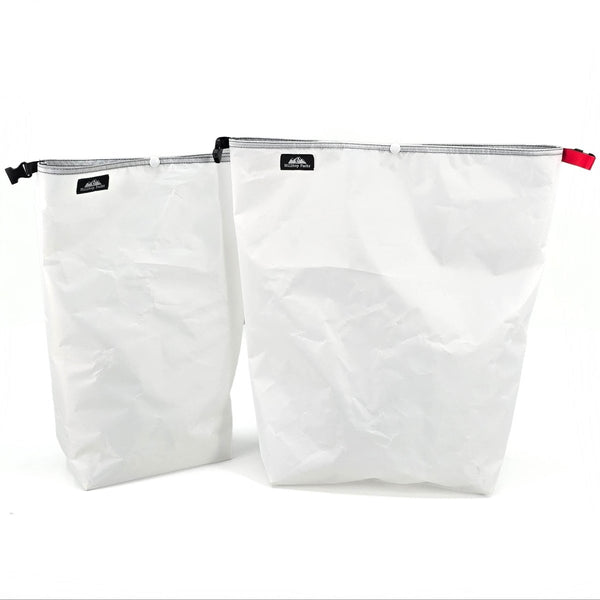 Food Bags White D50T fabric Roll Top - Hilltop Packs LLC
