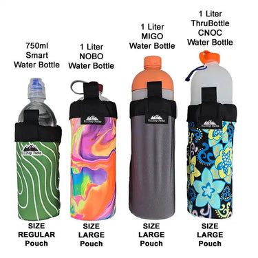 Stretchy Water Bottle Pouch (Holder) - Hilltop Packs LLC