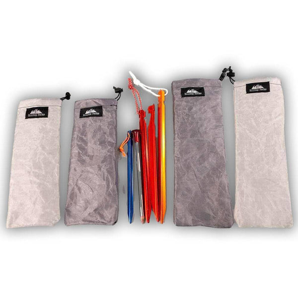 Ultralight Tent Stake Stuff Sack (D50T Tough Stake Bag) 8
