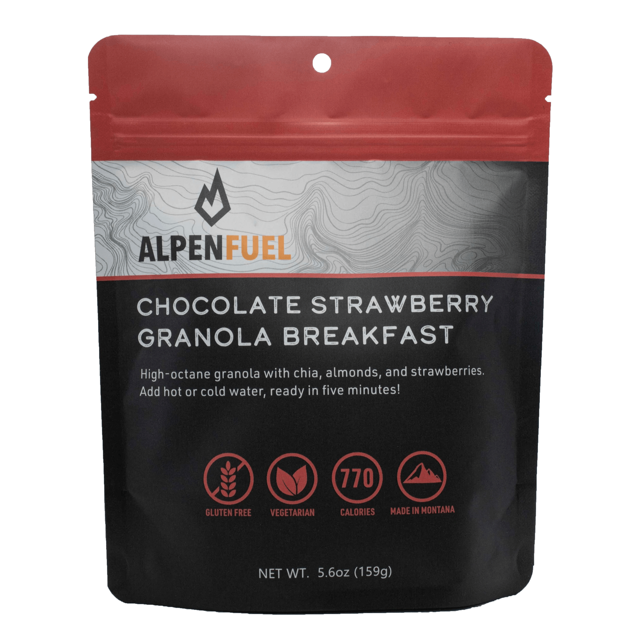 Alpen Fuel Chocolate Strawberry Granola - Hilltop Packs LLC
