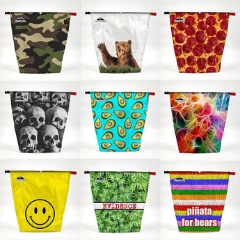 Bear Bags w/ Fun Pre-Printed Patterns (food bags) (ECOPAK) - Hilltop Packs LLC