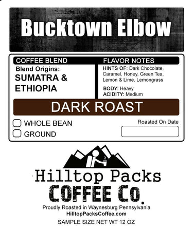 Bucktown Elbow - Dark Roast - Hilltop Packs LLC