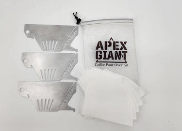 Coffee Dripper Pourover Kit by Apex Giant - Hilltop Packs LLC