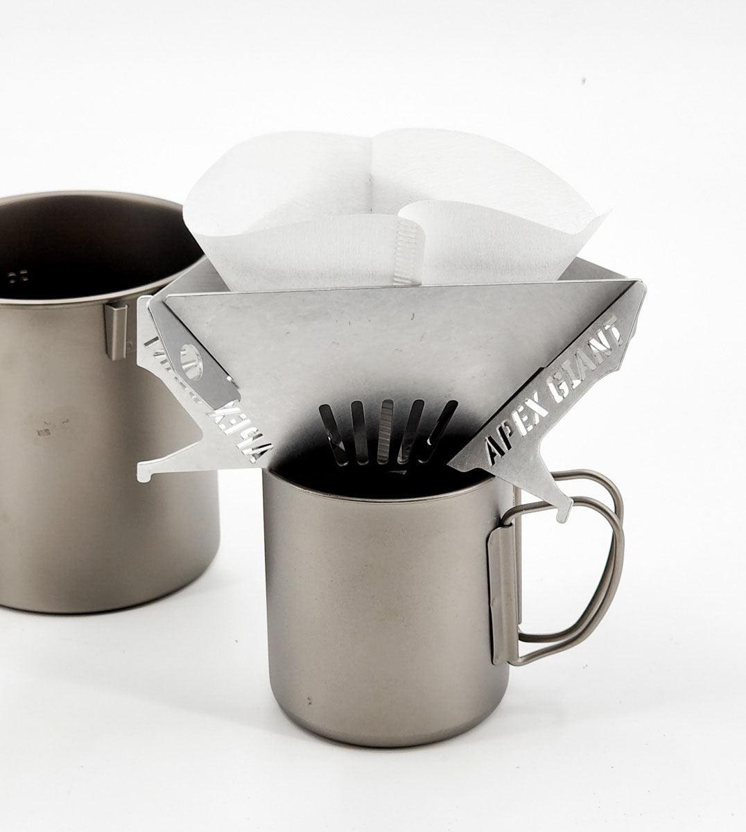 Coffee Dripper Pourover Kit by Apex Giant - Hilltop Packs LLC
