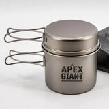 Cook Pots made with ultralight Titanium Apex Giant - Hilltop Packs LLC