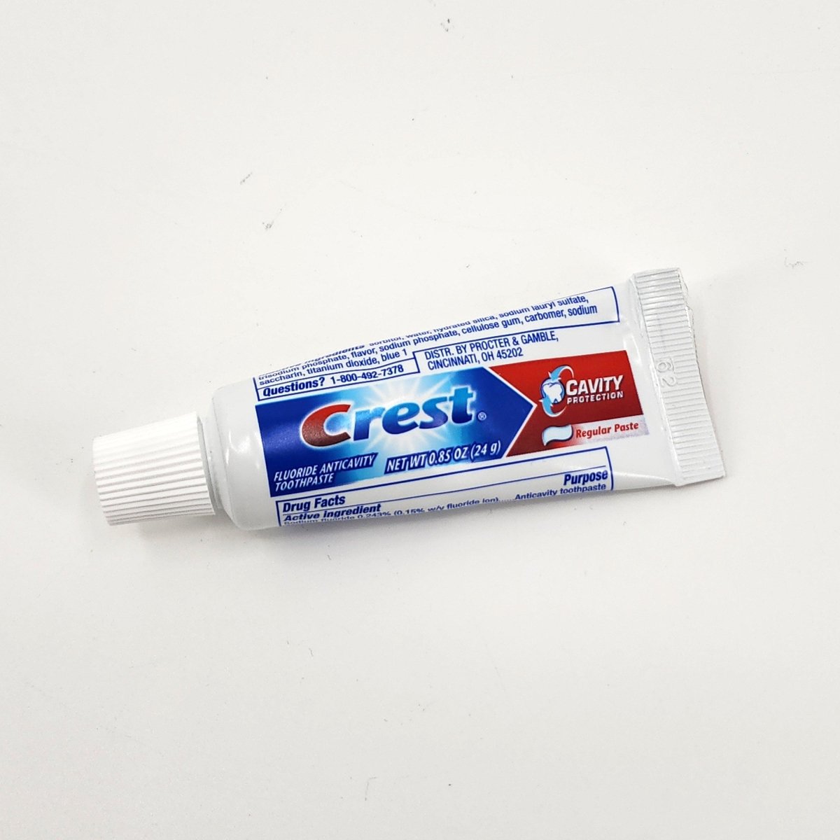 Crest Toothpast .85oz Travel size - Hilltop Packs LLC