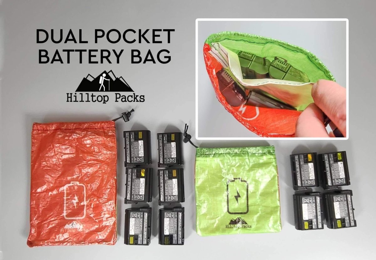 Dual Pocket Battery Bags - Hilltop Packs LLC