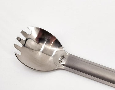 Long Handle Titanium Spork w/ polished bowl - Hilltop Packs LLC