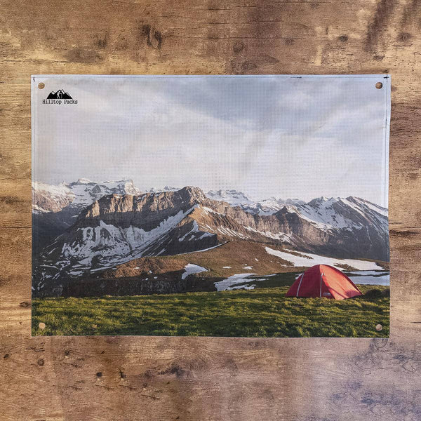 Small Ground Sheet (welcome mat) Custom Printed D50T - Hilltop Packs LLC