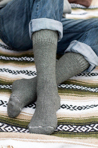 "Superwarm" Alpaca Socks - Made in the USA - Hilltop Packs LLC