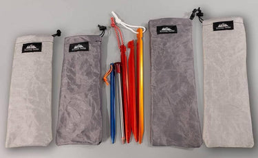 Tent Stake Stuff Sacks - Ultralight & ultra-tough - Hilltop Packs LLC