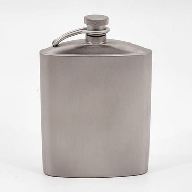 Titanium Flask Screw Top 200ml - 6.7oz - Hilltop Packs LLC