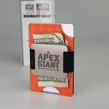 Wallet - Basket Weave Hunter Orange - APEX GIANT - Hilltop Packs LLC