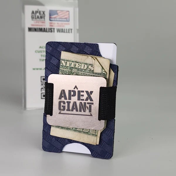 Wallet - Basket Weave Police Blue - APEX GIANT - Hilltop Packs LLC