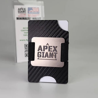 Wallet - Carbon Fiber Tactical Armor Black - APEX GIANT - Hilltop Packs LLC