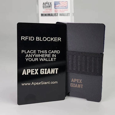 Wallet - Carbon Fiber Tactical Armor Black - APEX GIANT - Hilltop Packs LLC