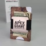 Wallet - Wood Pattern 1 - APEX GIANT - Hilltop Packs LLC