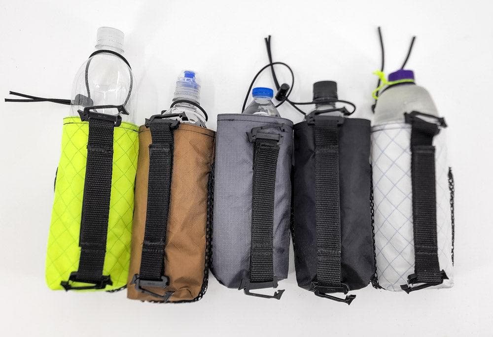 Elastic Top Water Bottle Holder for a Backpack 