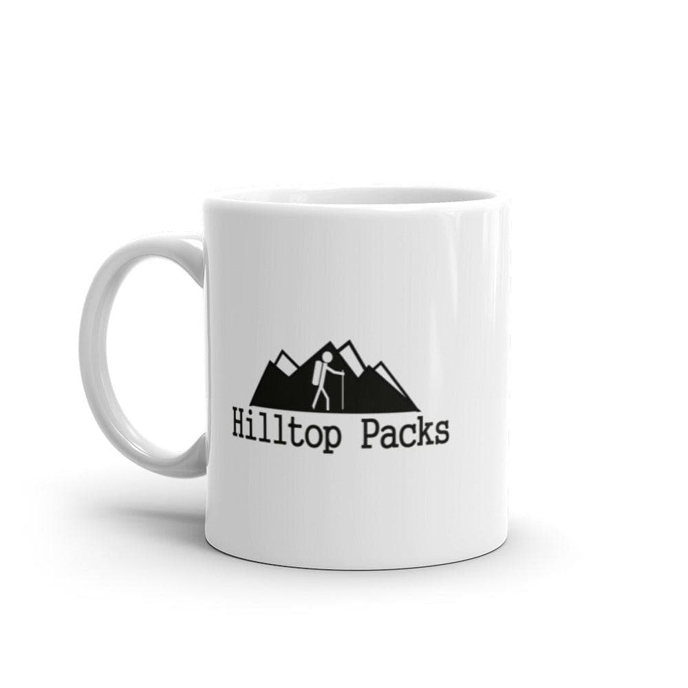White glossy mug - Hilltop Packs LLC
