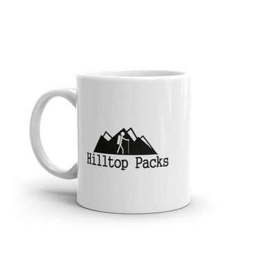 White glossy mug - Hilltop Packs LLC