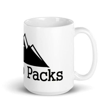 White glossy mug - Hilltop Packs LLC